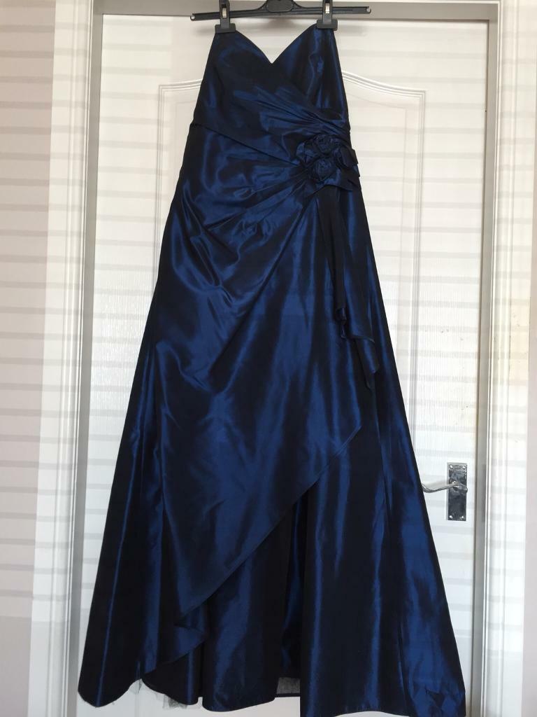 debenhams blue prom dress